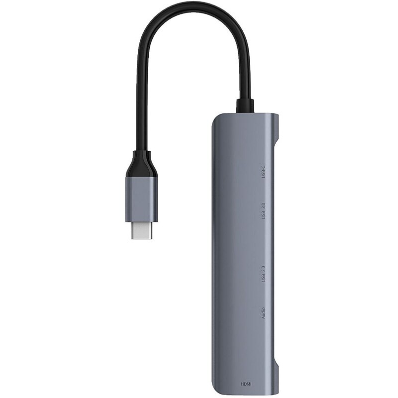 Alluminio USB-C attracco stazione 5 in1 Tipo C centro HDMI USB 2.0/USB 3.0 o 3.5 millimetri Porte di Espansione adattatore per PC Del computer Portatile: Default Title