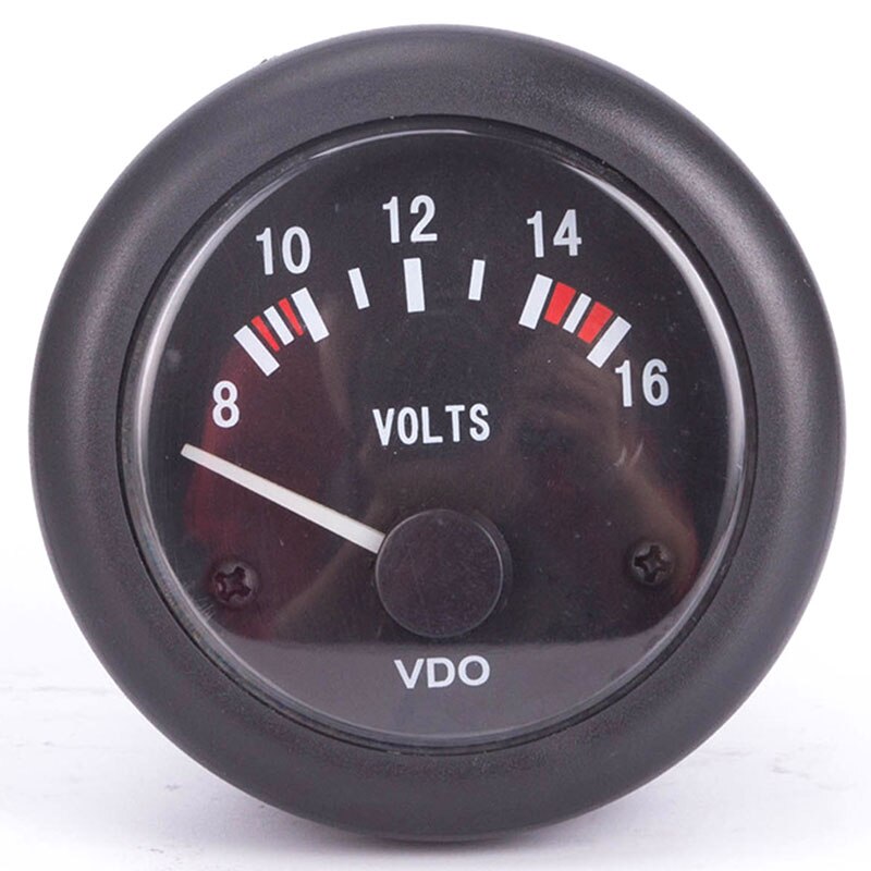 Vdo spændingsmåler 12v vdo batteri voltmeter enhed voltmeter instrument tilbehør