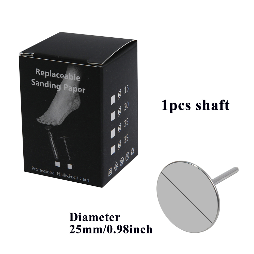 Pedicure Replacement Sandpaper Foot Care File Dead Skin Callus Cuticle Removal Accessories For Hands and Feet Manicure Tool: WHITE