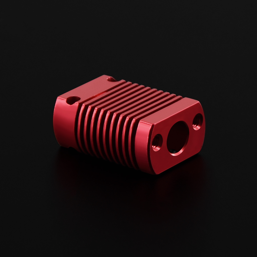 3D Printer Parts CR8 CR10 Hotend/CR10S J-head MK8 Extruder Kit /Heat sink For Ender 3/S CR10 Heatsink Aluminum Block MK8 Nozzle: 1 Pcs Red CR10