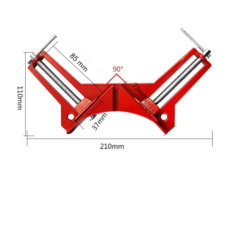 4pcs Style 90 Degrees Angle Clamp Right Angle Woodworking Frame Clamp DIY Glass