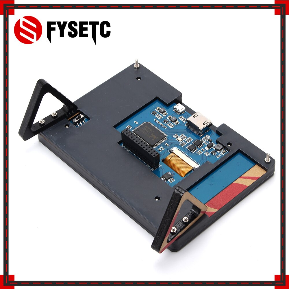 Black Raspberry Pi 3 Model B 5 Inch Raspberry Pi LCD Acrylic Bracket Case Fixed Bracket For Raspberry Pi 3B+