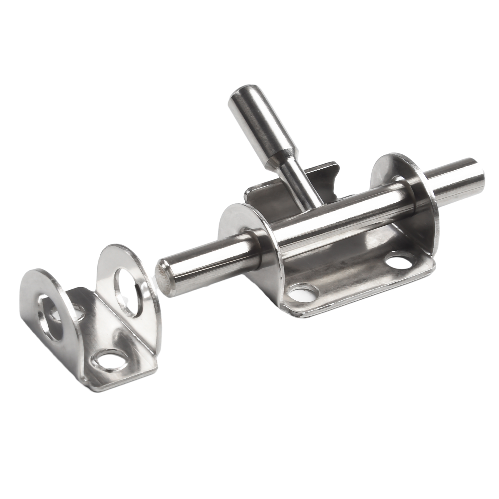 1pc Riegel Holztür verriegelung Edelstahls chloss Haspe Schiebe bolzen Sicherheits tür Hardware- Zubehör für Heimat Tor Sicherheits schlösser