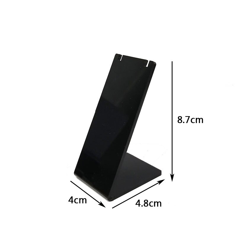 Acryl kettinghouder, sieraden displaystandaard, hanger, sieraden displaystandaard, sieraden fotografie rekwisieten: Zwarte b