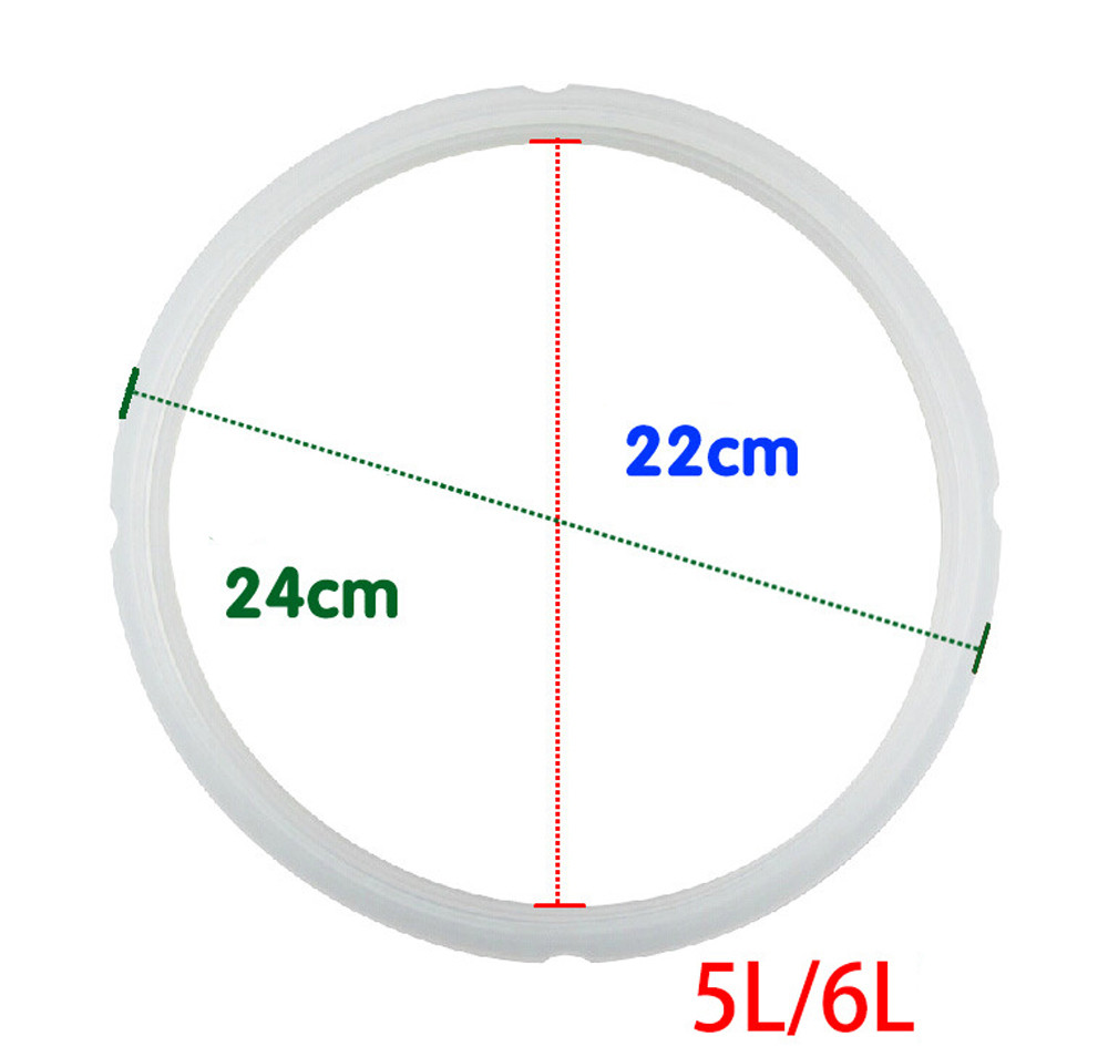 thumbnail interactive-video image 1 of Clear Silicone Rubber Gasket Sealing Ring For Home Pressure Cooker – Replacement Seal (Universal, Unbranded) 1 of 2