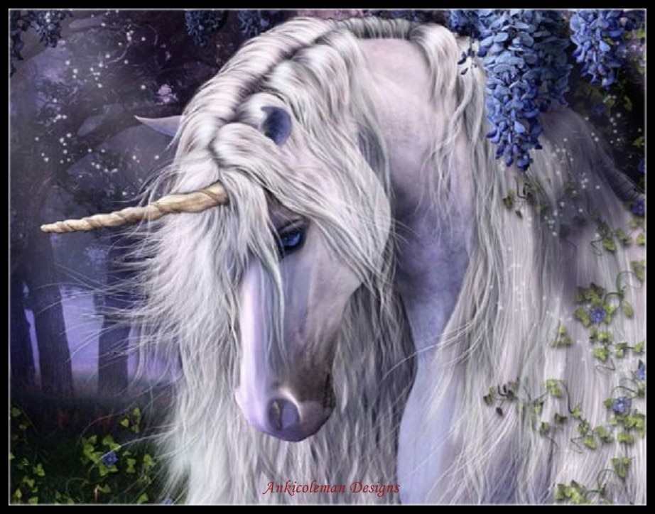 Embroidery Counted Cross Stitch Kits Needlework - Crafts 14 ct DMC DIY Arts Handmade Decor - Unicorn Moonlight