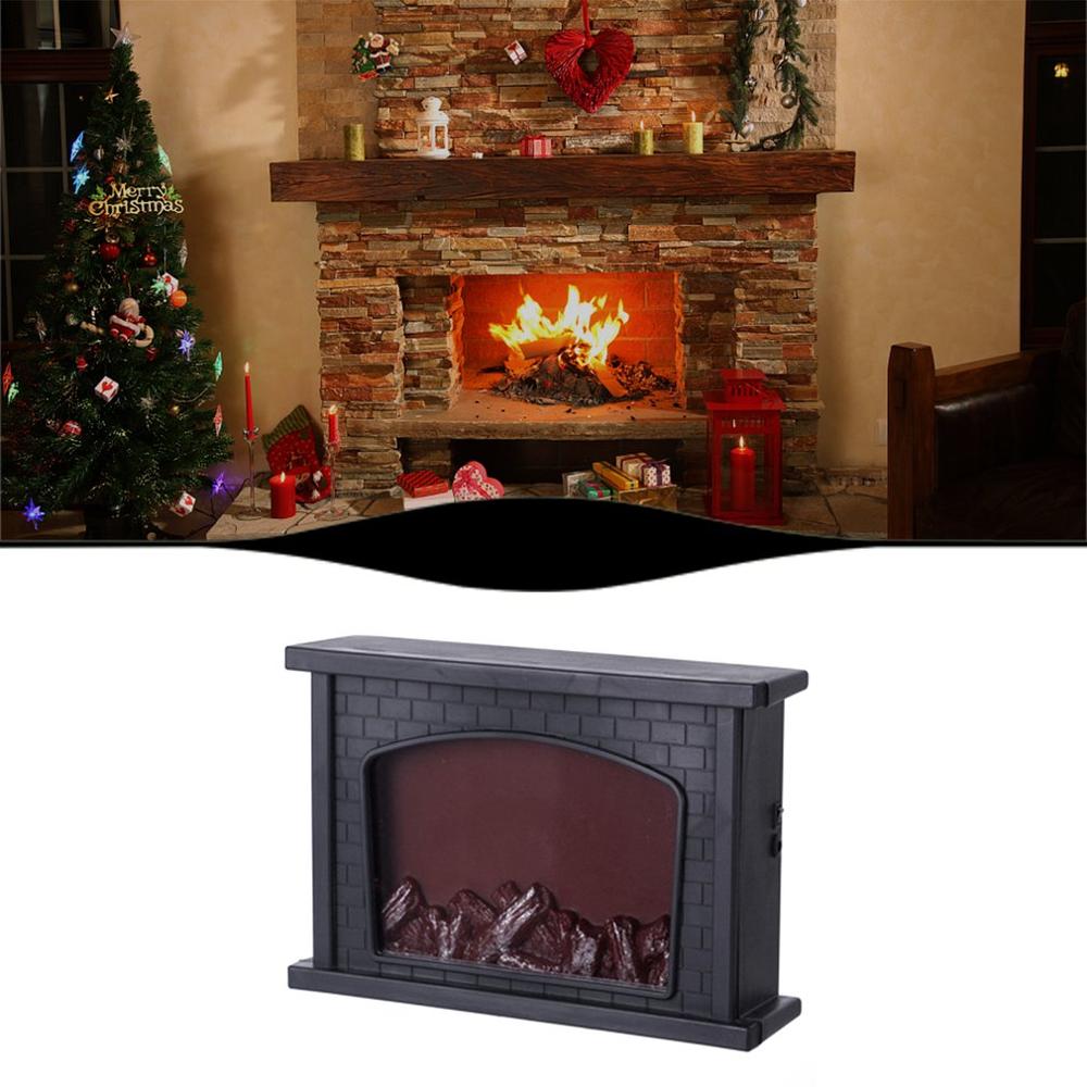 LED Flame Night Light Fireplace Light Lamps Lantern For Home Decoration Courtyard Living Room Outdoor Lighting