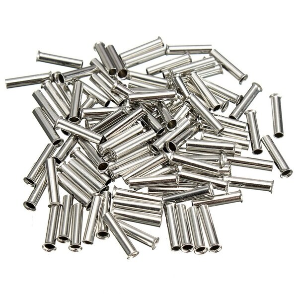 700Pcs Tin-coated Copper Uninsulated Crimp Terminal 0.5-2-16mm2 / 22-10 AWGBootlace Ferrules Cord End Electrical Wire Connectors