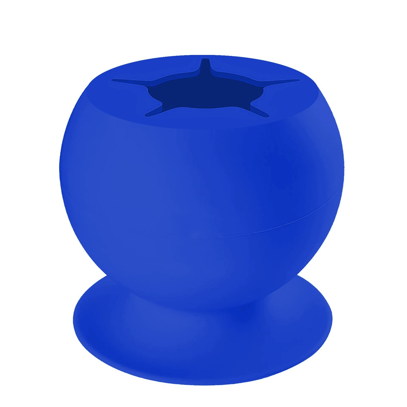 Portable Weeding Waste Collector Vinyl Silicone Suction Cup Weeding Tool Kit Household DIY Handicraft Storage Box Dorpshipping: Blue