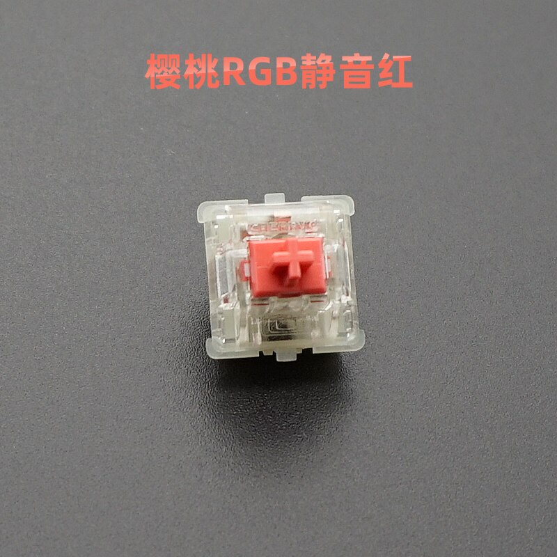 Original Cherry MX Mechanical Keyboard Switch Speed Silver silent Red pink Axis mute shaft 3-pin Cherry RGB SMD switch: Red / White Switch