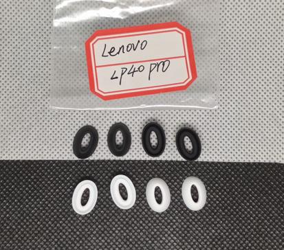2 paar siliconen oordopjes gels geschikt voor Lenovo LP40 Pro draadloze oortelefoon oordopjes accessoire