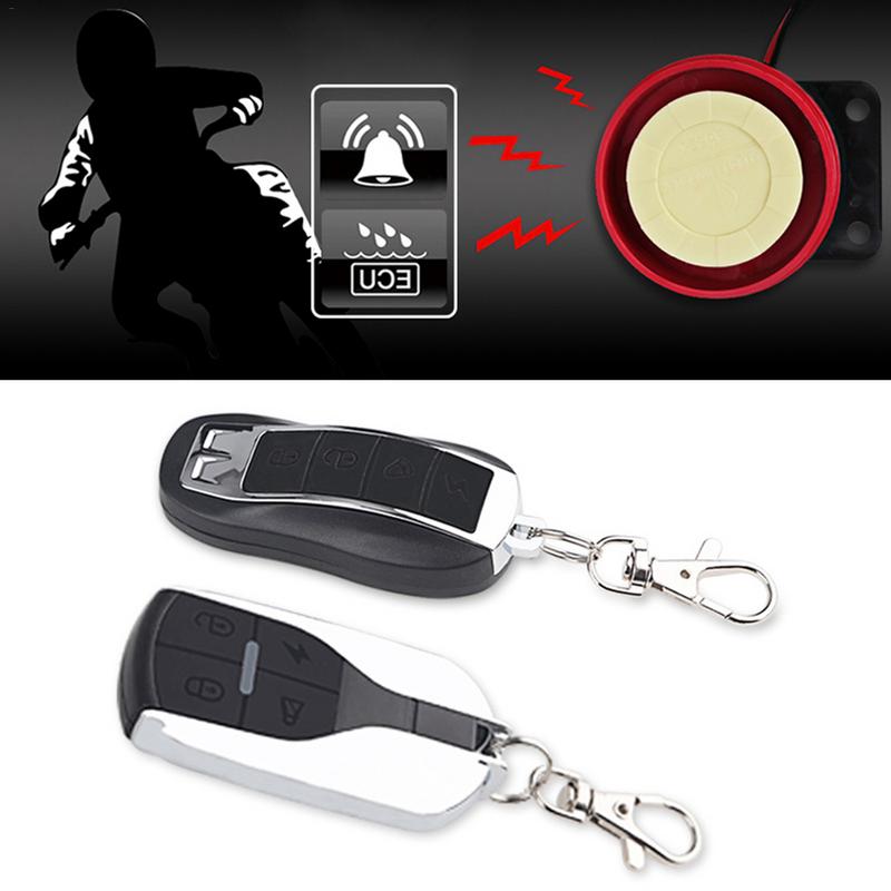 Sirena de alta potencia para coche, sistema de alarma de seguridad con Control remoto, antirrobo, impermeable, de alta potencia,