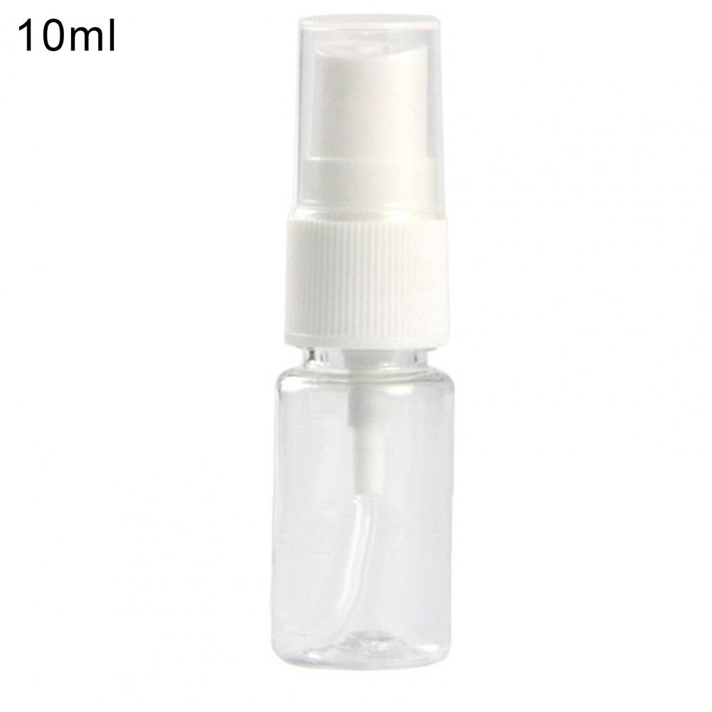 5~200ml Mini Travel Plastic Empty Bottle Portable Handwashing Transparent Spray Atomizer Refillable Bottles: Brown