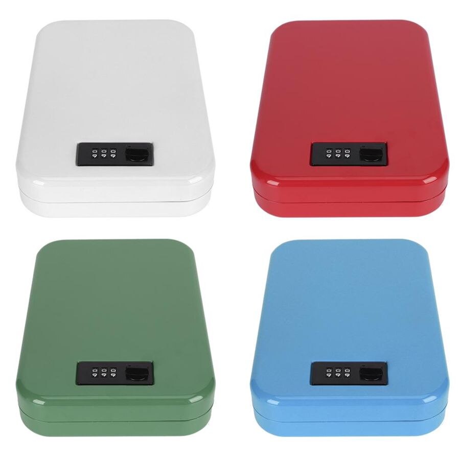 Portable Mechanical Password Storage Box Holder Cold-Roll Steel Sheets Anti-Theft Safe Organizer caja fuerte cofre