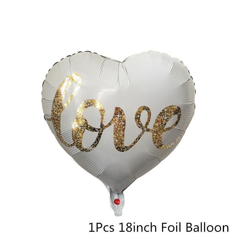 JQSYRISE 1Pcs 18inch Heart Foil Balloon Happy Birt... – Vicedeal