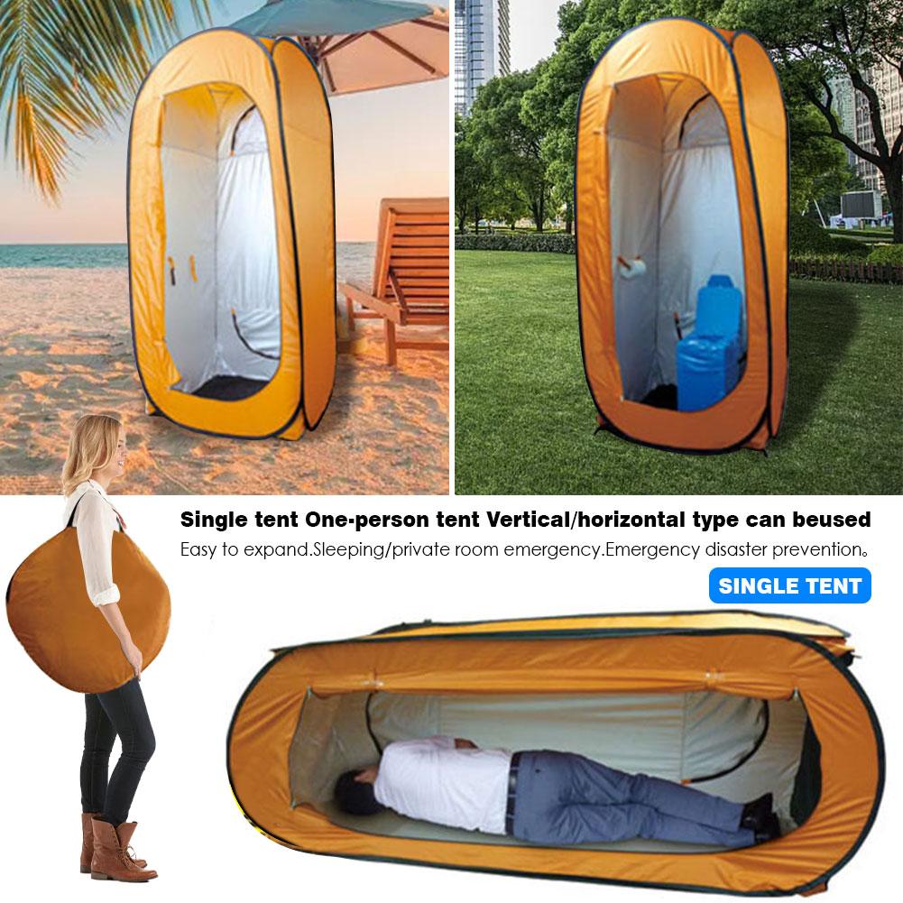 Pop-Up Pod Privacy Tent Instant Portable Outdoor Tent Vertical Horizontal Rain Shelter For Camping Beach Fishing Hiking Travel