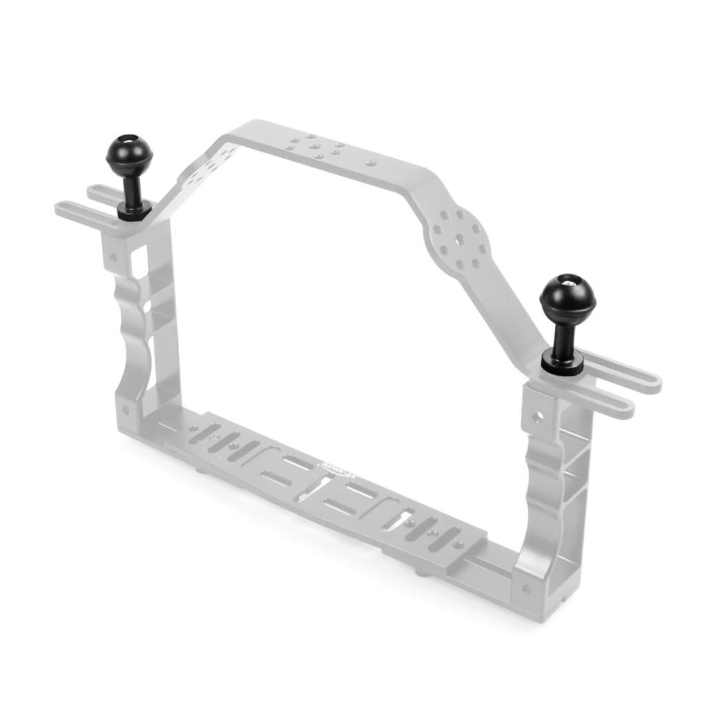 Instelbare lichtgewicht industriële zwenkwiel met grijze PVC-zijrem, 2 inch, met