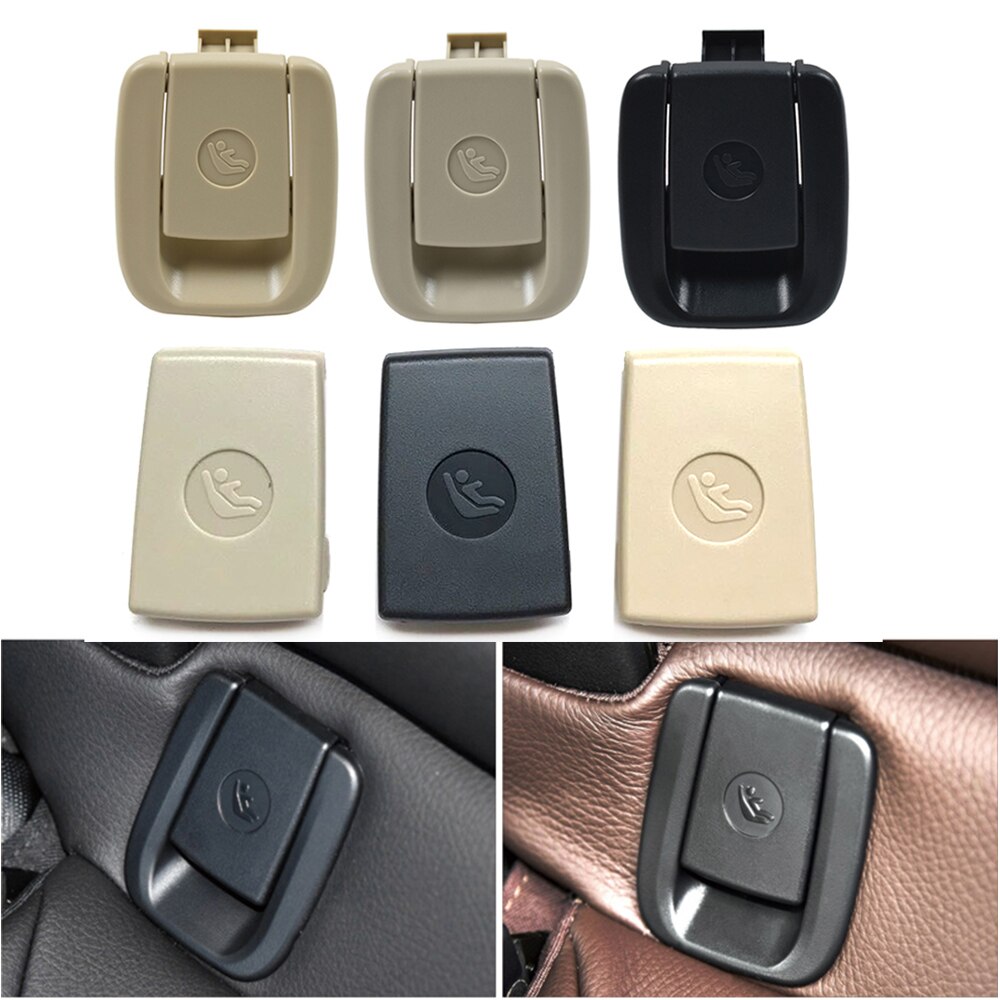 Anclaje Interior de asiento de seguridad para niños, cubierta de conector de botón ISOFIX para BMW 2S F45 F46 X1 F48 F49 X2 F39