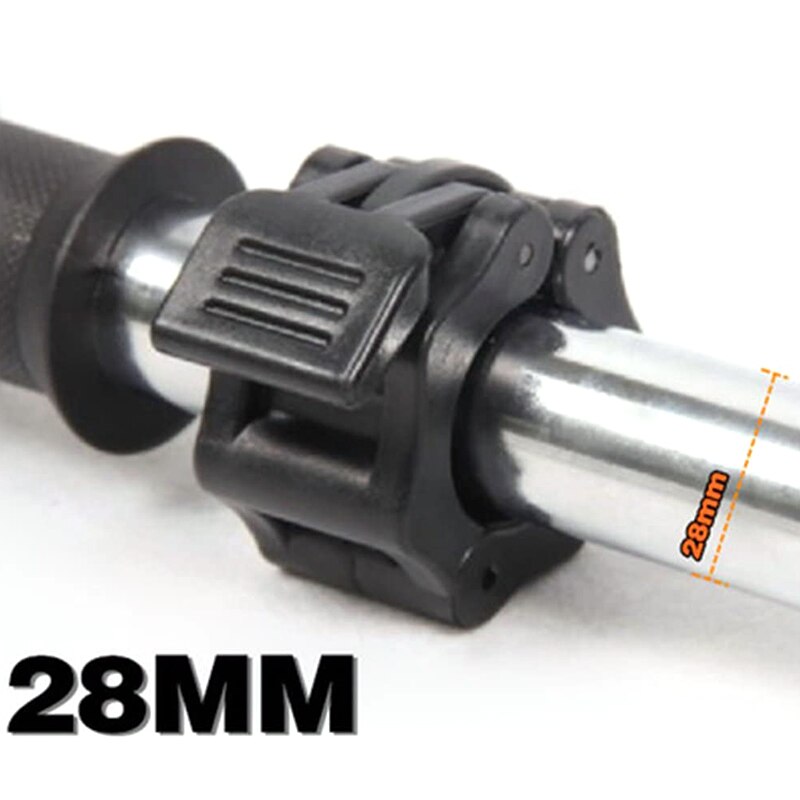Olympic Size Barbell Collar Locks 28mm Bar Clamp Weight Lifting Quick Release Lock Jaw, 1 Pair