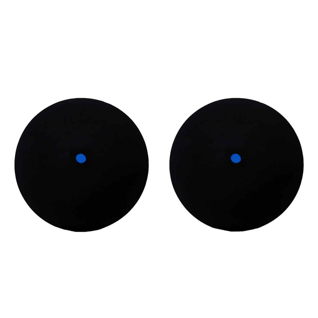 2 Pack Squash Ball Single Blue Dot Beginner Squash Training Aid