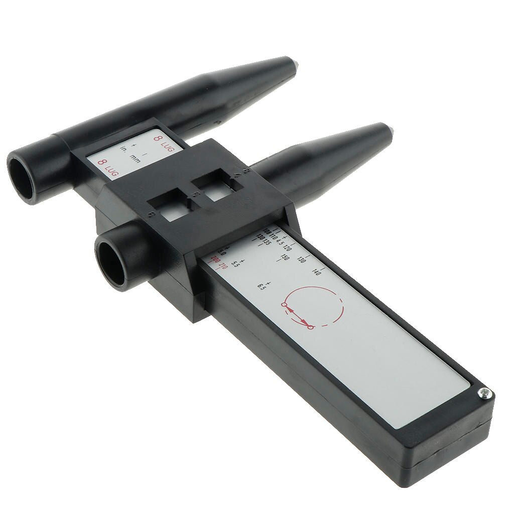 Wheel Rim Pattern Measure Gauge Tool Common 4 5 6 8 Lug Car PCD