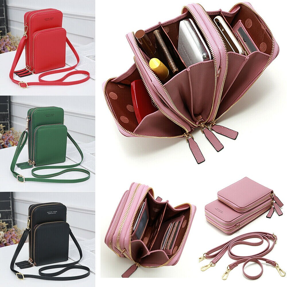 Crossbody Cell Phone Shoulder Bag Cellphone Bag Daily Use Card Holder Mini Summer Shoulder Bag for Women Wallet