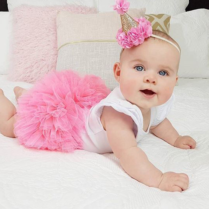 Zomer Tutu Rokken Baby Meisje Candy Kleur Mesh Tutu Rok 3 M-18 M Kinderen Kids Peuter Kleding
