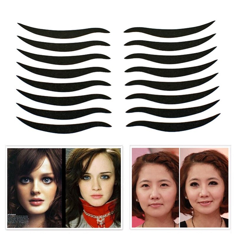 Zwarte Ogen Stickers Sexy Tijdelijke Dubbel Ooglid Tape Oog Cosmetische Makeup Tools