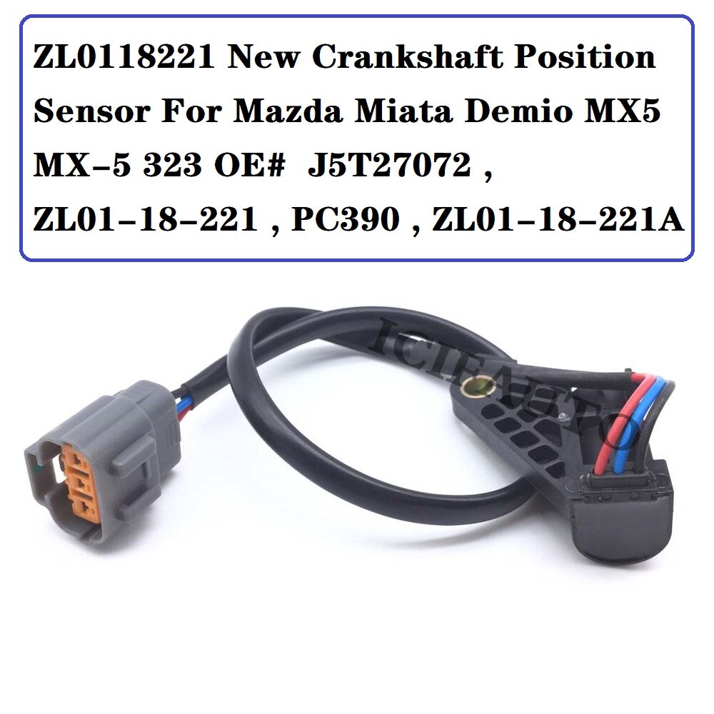ZL0118221 Krukas Positie Sensor Voor Mazda Miata Demio MX5 MX-5 323 Oe # J5T27072 , ZL01-18-221 , PC390 , ZL01-18-221A