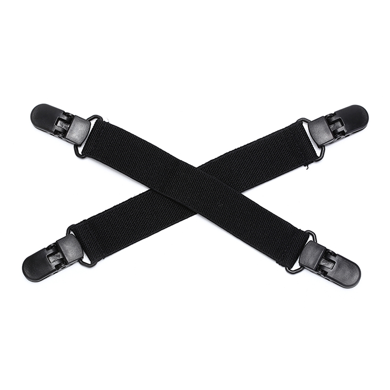 2 Stks/partij Elastische Fiets Biker Been Band Boot Plastic Polyester-Katoen Materiaal Bandjes Rijden Broek Clips Stijgbeugels Clips