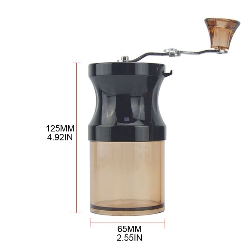 Portable Manual Koffieboon Grinder Mill Met Bevestigingsclip Mini Hand Crank Reizen