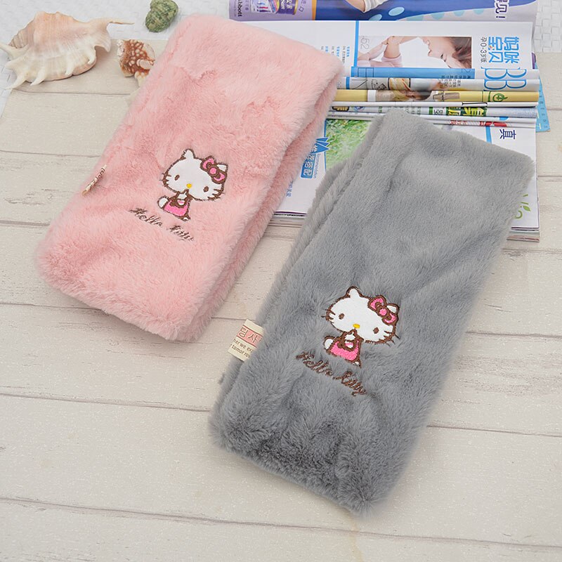 Baby schattige cartoon sjaal kinderen herfst winter warme peuter meisjes sjaals harige sjaal halsdoek