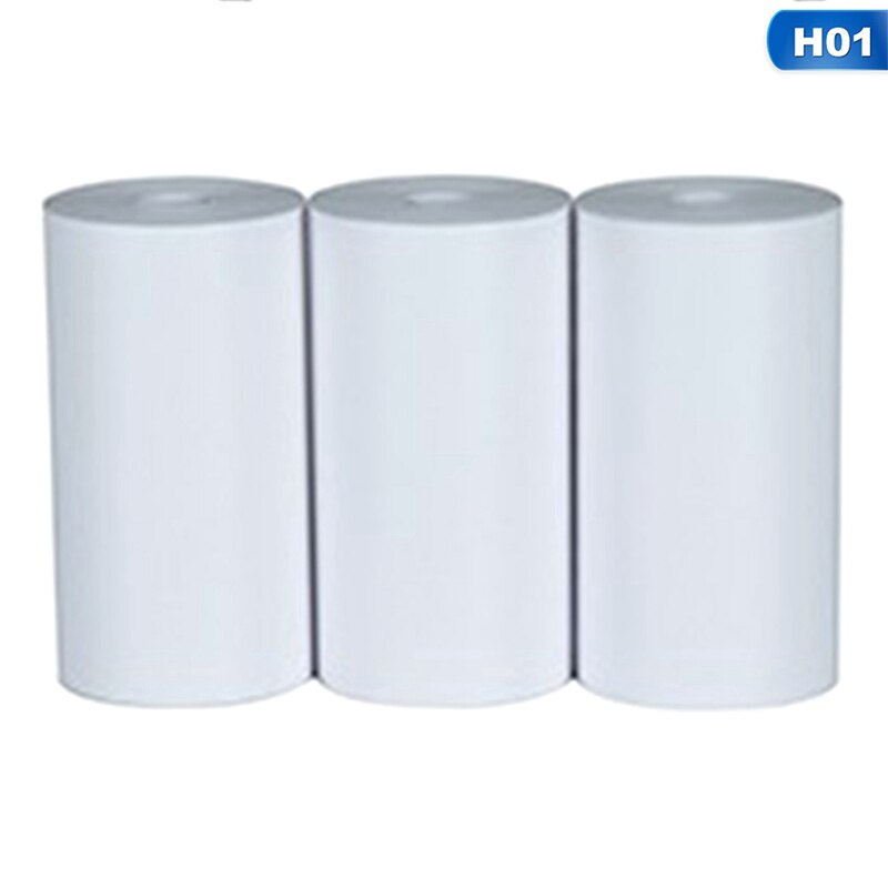 Mini Thermische Printer Draadloos 57*30Mm Gevoelige Sticker Printen Papier Met 3Rolls 5M Verkeerde Topic zelfklevend Papier: 01
