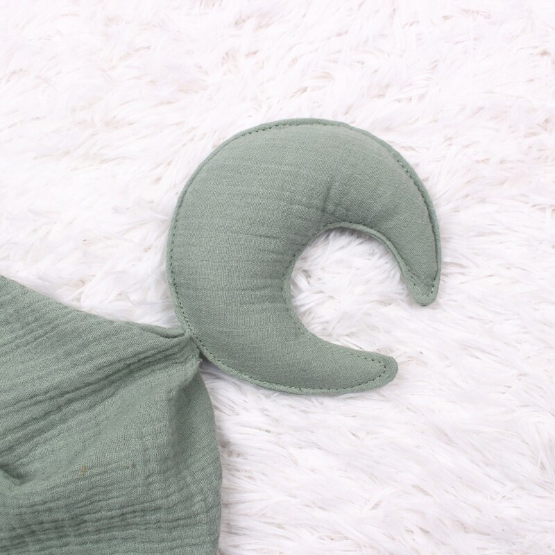 Moon Star Baby Comfort Safety Blanket Soothe Soothing Towel nfant Supplies for Baby Girls Boys Sleeping Playing Plush Toy