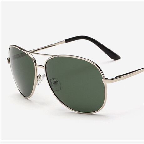 Pilot polariserede mænds solbriller damebriller  uv400 ovale metalramme solbriller mærke sportskørsel solbriller: C3