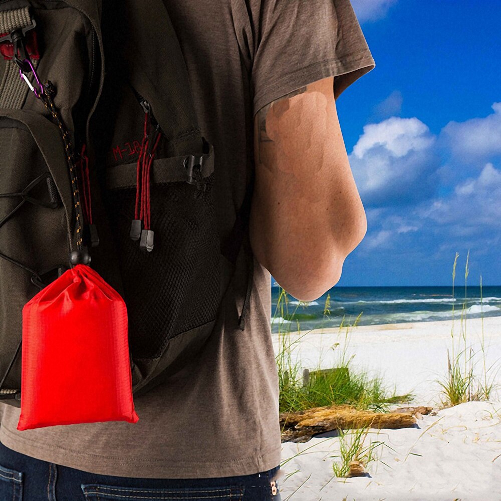 100*140cm Portable Lightweight Picnic Mat Pocket Blanket Waterproof Outdoor Travel Camping Beach Blanket Tent Sleeping Mat