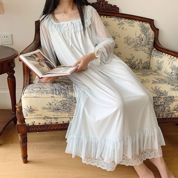 Maternity Nightgown Retro Maternity Pajamas Nursing Sleepwear Maternity Robe Breastfeeding Pajamas Pregnancy Sleepwear Princess