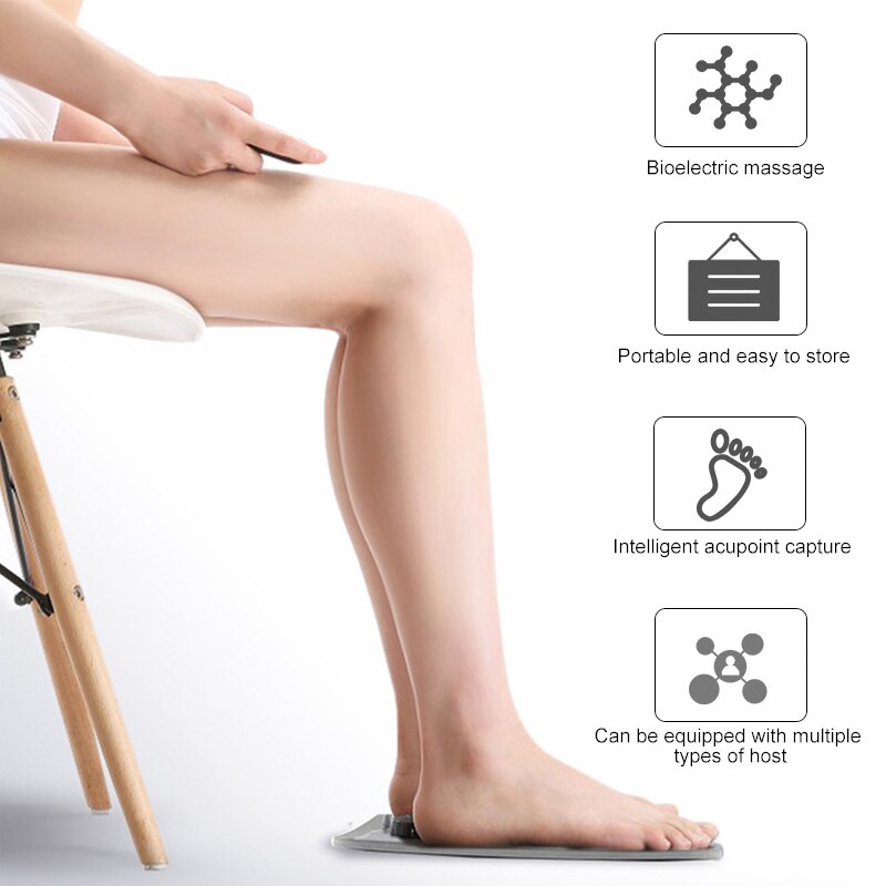 Ems fodpleje massageapparat elektrisk fysioterapi revitaliserende pedicure tiers trådløs fodpleje vibrator fødder muskelstimulator