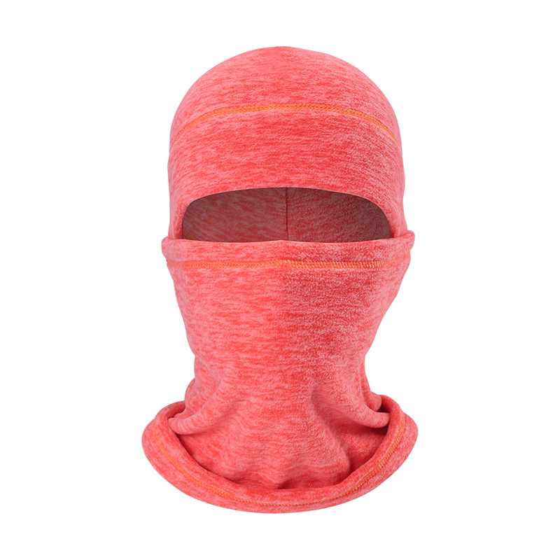Cycling Face Mask Ski Neck Protecting Outdoor Balaclava Full Face Mask Ultra Thin Breathable Windproof Ski Mask: Orange