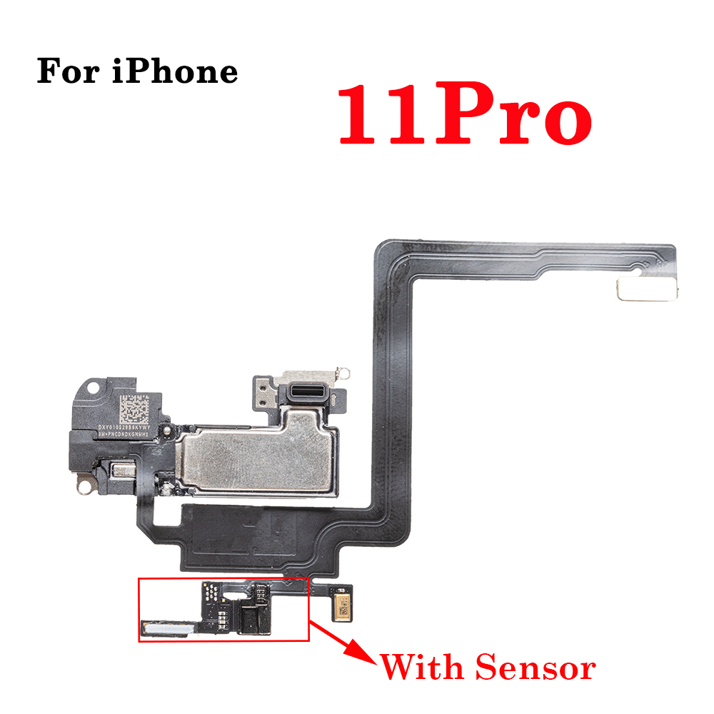 1 szt. słuchawka z czujnikiem światła zbliżeniowego Flex Cable do iPhone X XR XS MAX 11 12 Pro max Mini głośnik douszny Części zamienne: Złota