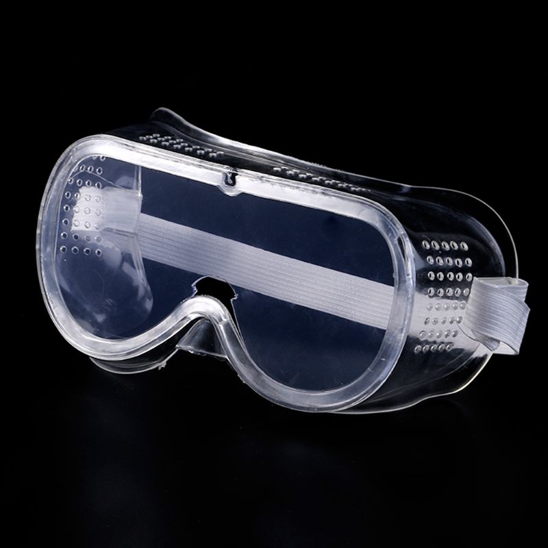 Lunettes de sécurité aérées, Protection des yeux, Anti-brouillard, Anti-poussière, transparent pour le travail en laboratoire industriel