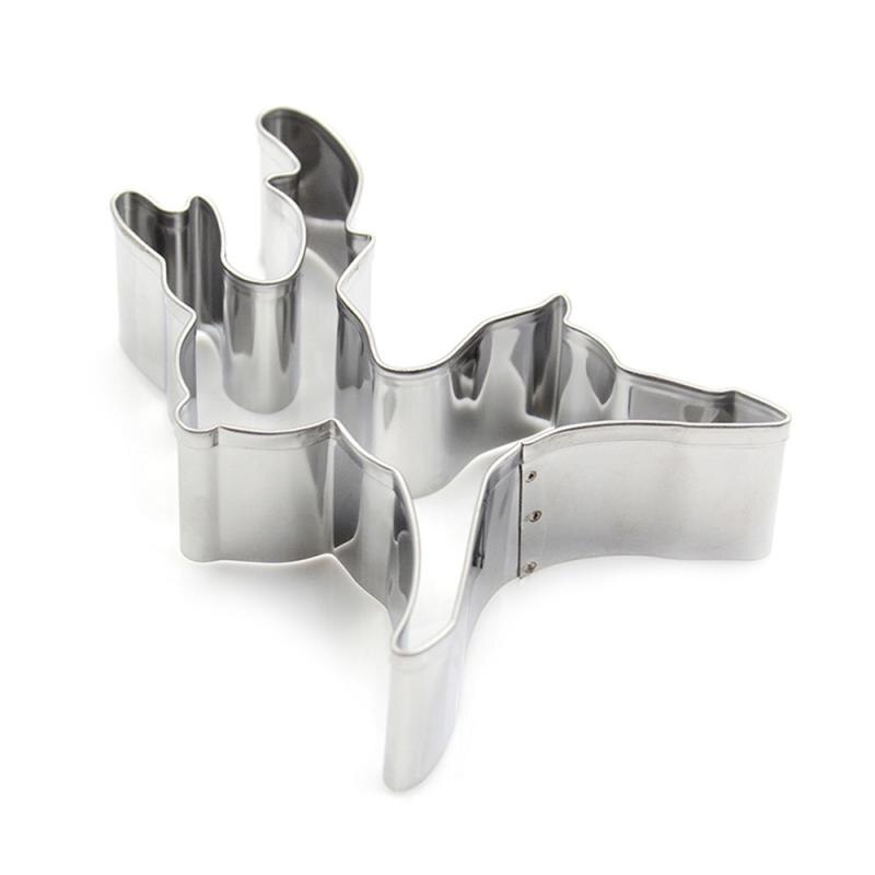 Stainless Steel Cookie Cutter Cake Biscuit Baking Mold Bakeware Cute Cartoon Deer Shape Cake Moulds Baking Pan Tools