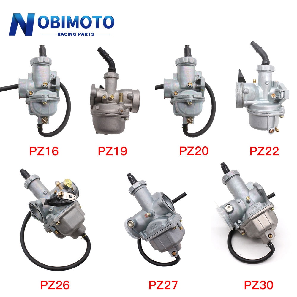 Carburateur PZ16 PZ19 PZ20 PZ22 PZ26 PZ27 PZ30, câble à main, pour 50cc-250cc, Dirt Bike, ATV, Go kart