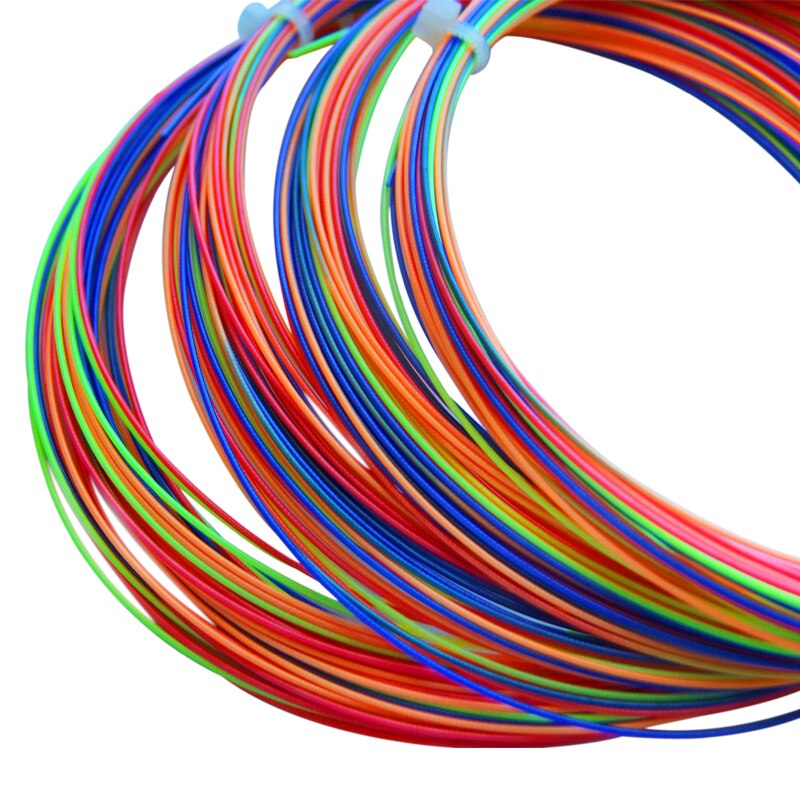 Alpha Rainbow-Cuerda de Bádminton de nailon, cuerda deportiva de 20-30 libras, red C5, 10 unids/lote