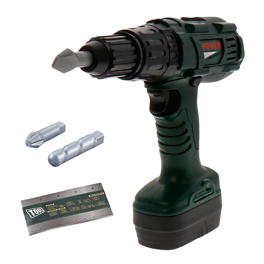 Elektrische Bohrer Junge Wartung Spielzeug Simulation Requisiten vorgeben Spielen Hausarbeit