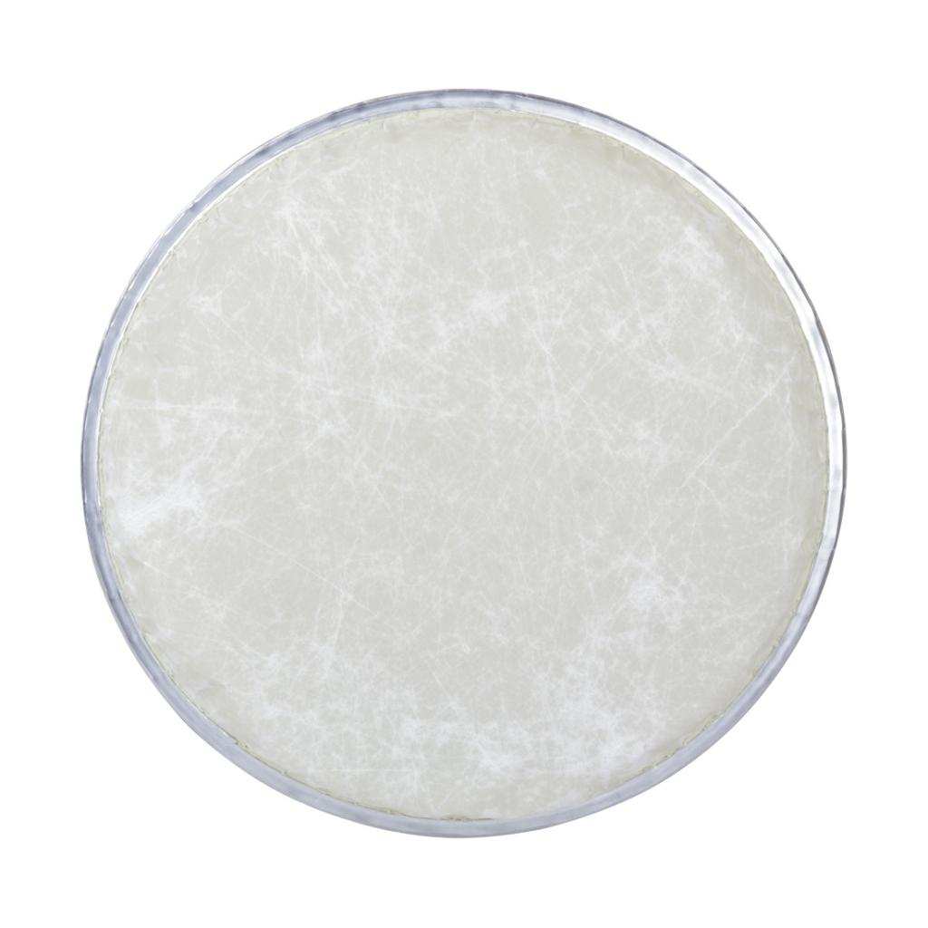 Cabeza de tambor de 10 pulgadas para Conga Djembe, piel sintética, Beige