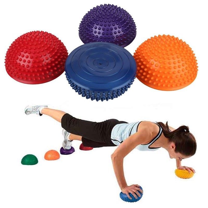 16cm Yoga Half Ball Toy Inflatable Sphere Stepping Stones Outdoor Toys Indoor Games for Kids Balance Hemisphere Ball