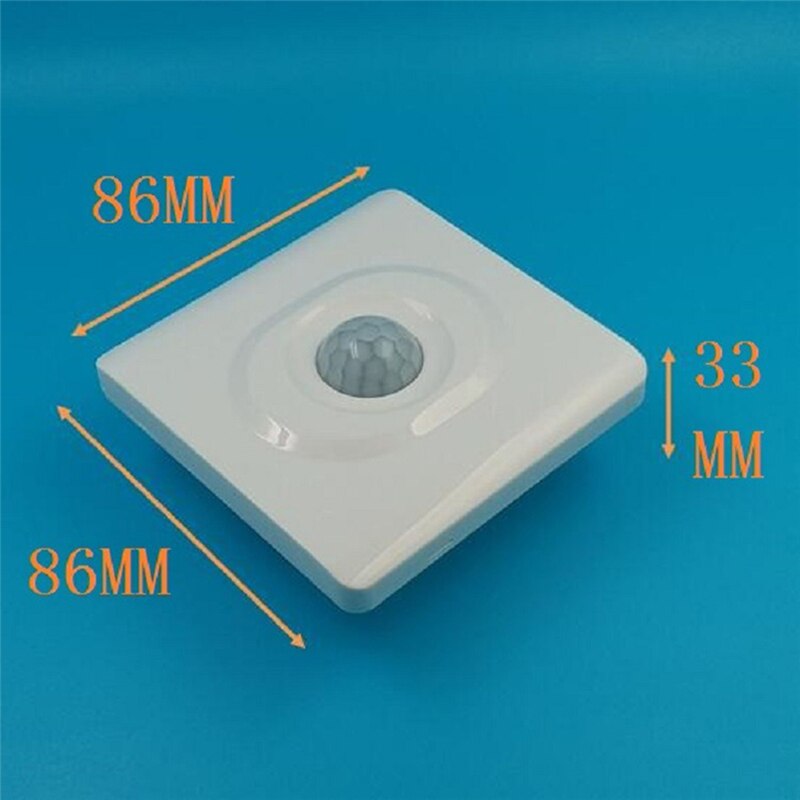 Automatic Infrared PIR Motion Sensor Switch for LED Light Recessed Wall Lamp Motion Sensor Switch 110V 220V