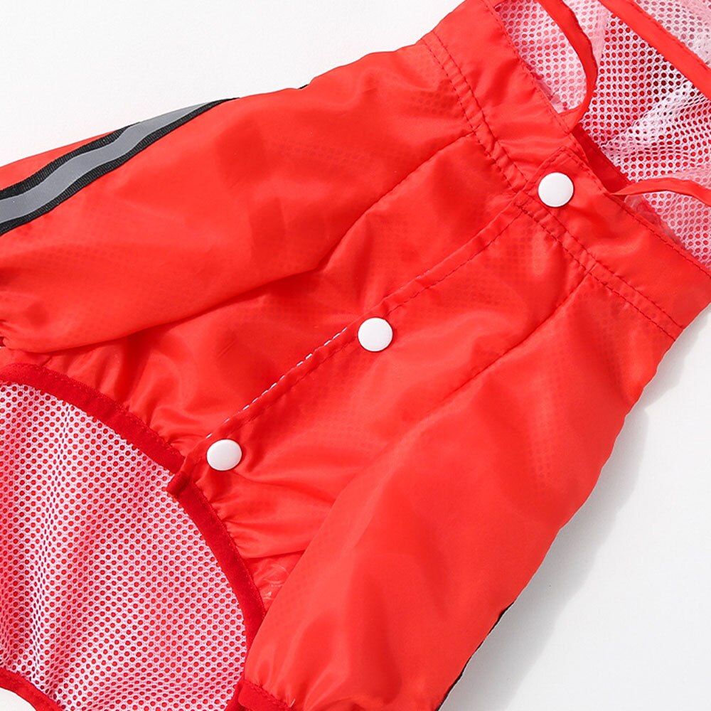 Waterdichte Hond Regenjas Voor Medium Grote Honden Outdoor Huisdier Kleding Grote Hond Kostuum Regen Jas Reflecterende Hond Jas Voor Doberman