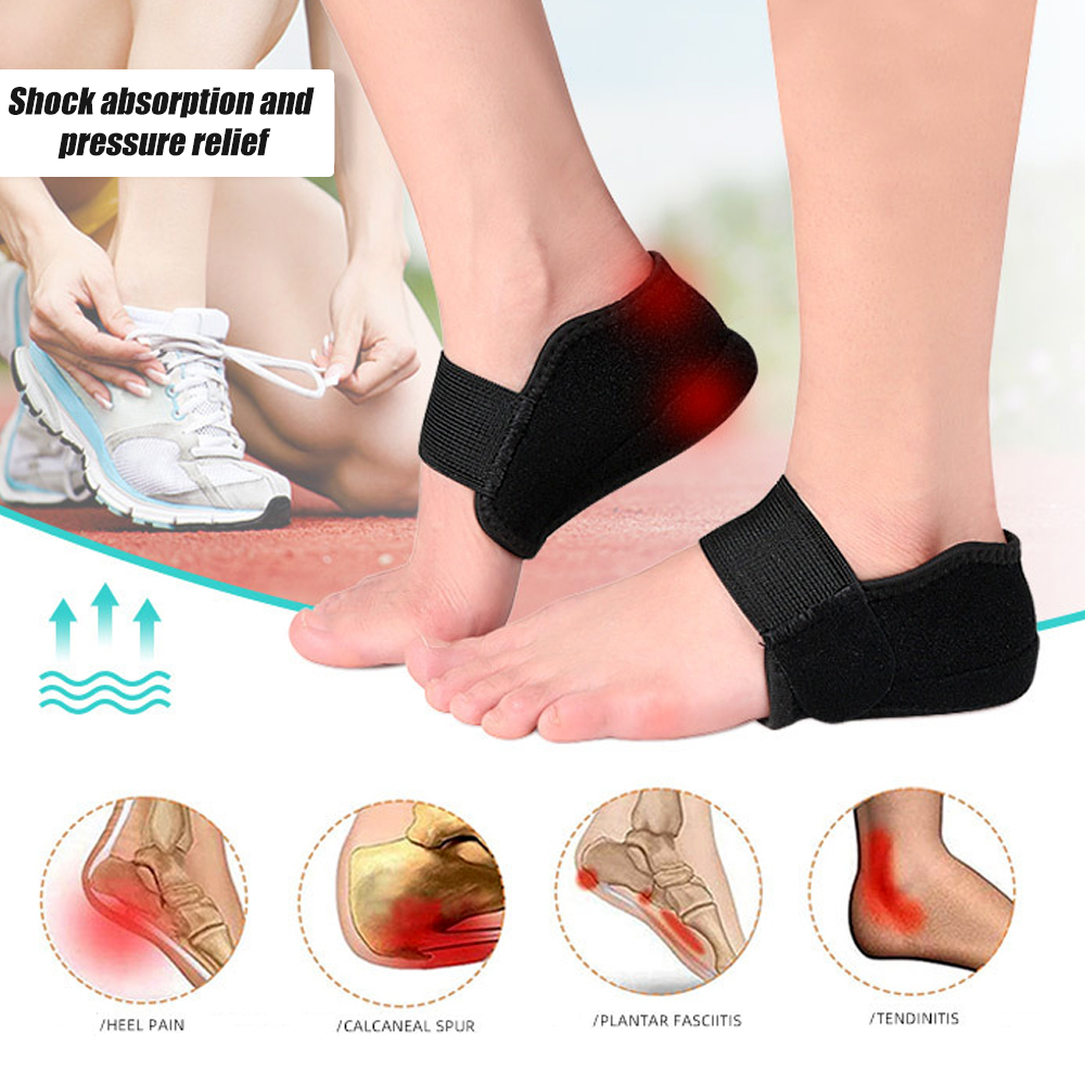 Chaussettes Invisibles en Gel de Silicone, Coussretours de Talon, Support de Voûte Arquée Orth4WD, Semelles de Coussin de Talon, Unisexe, 1-3cm, 1 Paire